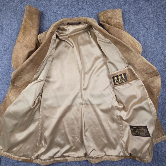 Vintage 70’s Robert Lewis Suede Leather Blazer 40L - Picture 8 of 13